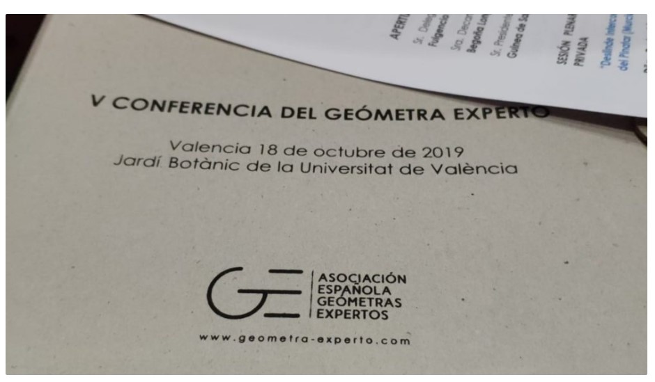 Crónica de la 5ª Conferencia del Geómetra Experto